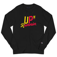 Load image into Gallery viewer, Up-N-Runnin Men&#39;s Champion Long Sleeve Shirt &quot;Yellow/Red&quot;