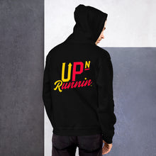 Load image into Gallery viewer, Up-N-Runnin Hooded Sweatshirt Yellow/Red