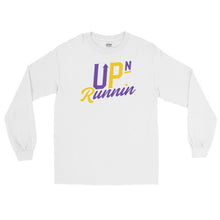 Load image into Gallery viewer, Up-N-Runnin Long Sleeve T-Shirt Yellow/Purple