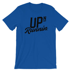 Up-N-Runnin Black Logo Tees