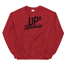 Load image into Gallery viewer, Up-N-Runnin Sweatshirt ( Black Logo )