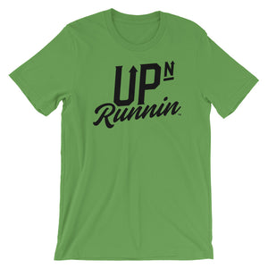 Up-N-Runnin Black Logo Tees