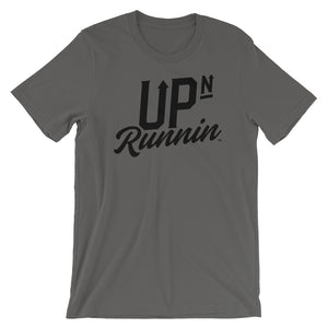 Up-N-Runnin Black Logo Tees