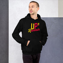 Load image into Gallery viewer, Up-N-Runnin Hooded Sweatshirt Yellow/Red