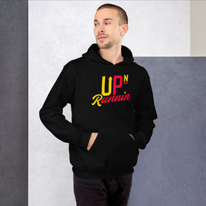 Up-N-Runnin Hooded Sweatshirt Yellow/Red