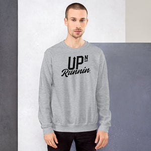 Up-N-Runnin Sweatshirt ( Black Logo )