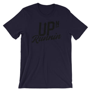 Up-N-Runnin Black Logo Tees