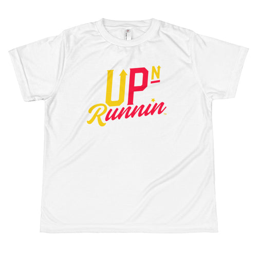 Up-N-Runnin Kids T-shirt Yellow/Red