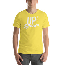 Load image into Gallery viewer, Up-N-Runnin White Logo Tees