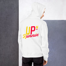 Load image into Gallery viewer, Up-N-Runnin Hooded Sweatshirt Yellow/Red