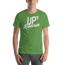 Load image into Gallery viewer, Up-N-Runnin White Logo Tees