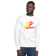 Load image into Gallery viewer, Up-N-Runnin Men&#39;s Champion Long Sleeve Shirt &quot;Yellow/Red&quot;