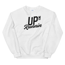 Load image into Gallery viewer, Up-N-Runnin Sweatshirt ( Black Logo )