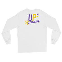 Load image into Gallery viewer, Up-N-Runnin Long Sleeve T-Shirt Yellow/Purple