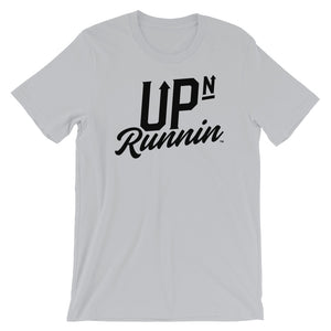 Up-N-Runnin Black Logo Tees