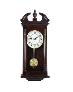 Bedford Clock Collection 27.5 Inch Chery Oak Wall Clock