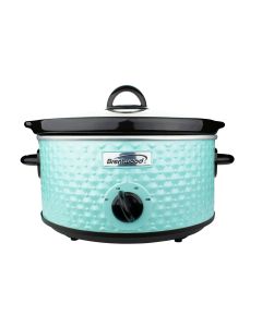 Brentwood 3.5 Quart Diamond Pattern Slow Cooker in Blue